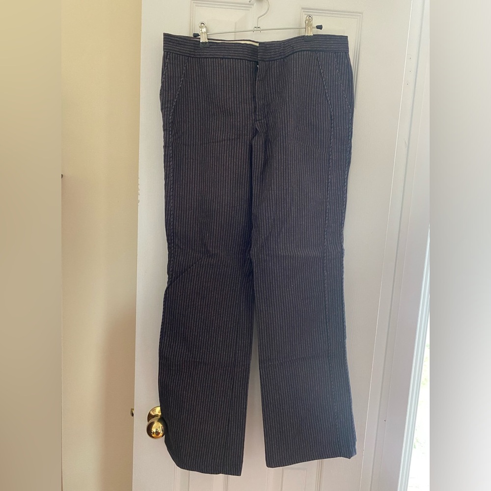 Marc Jacobs Dark Navy Pinstripe Pants